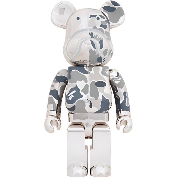 

Be@Rbrick BAPER CAMO SHARK 1000% GOLD/SILVER