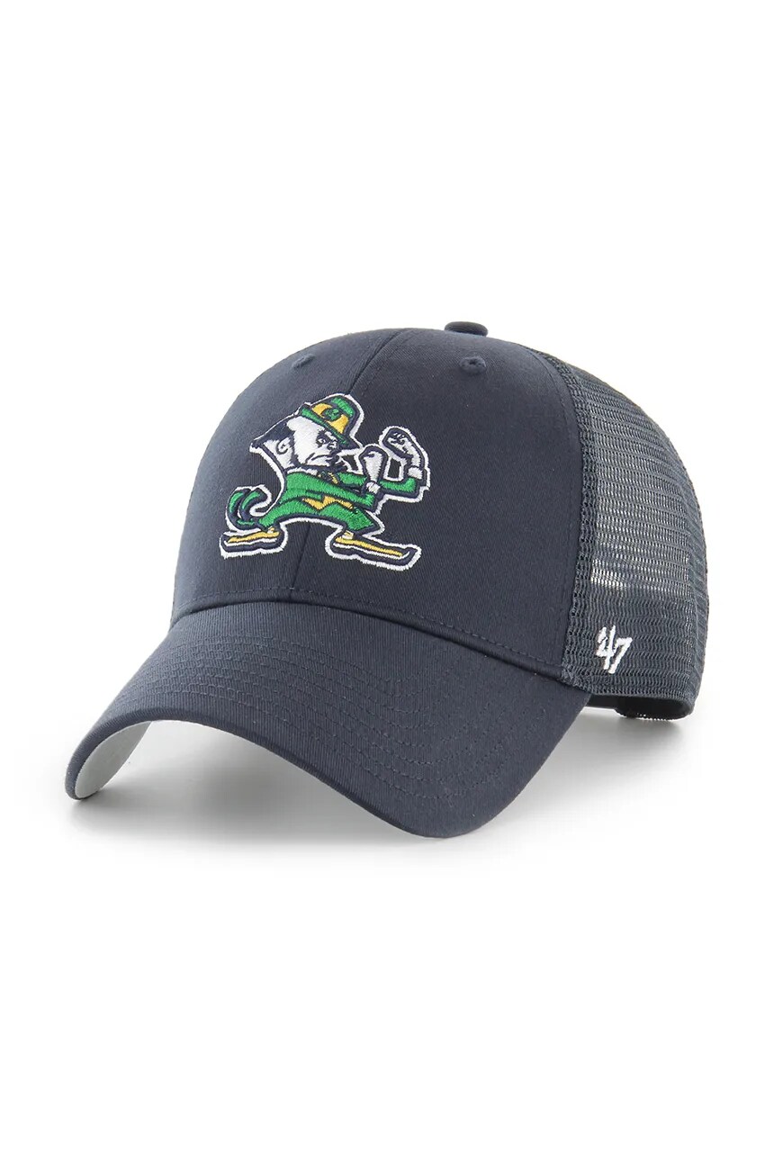

Хлопковая бейсболка NCAA Notre Dame 47 Brand, темно-синий