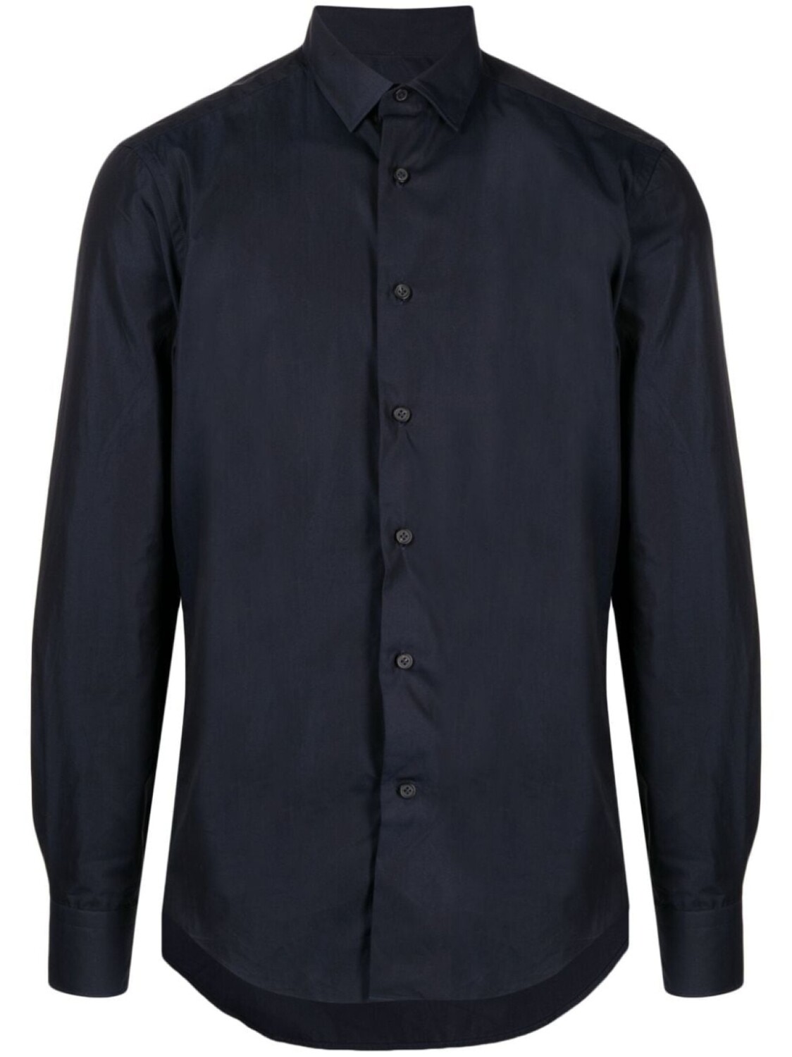 

Рубашка с косым воротником Lanvin, синий