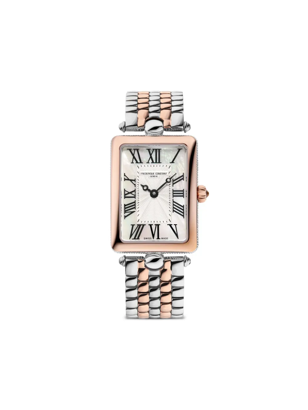 

Наручные часы Classics Art Dco Carre 28 мм Frederique Constant, белый