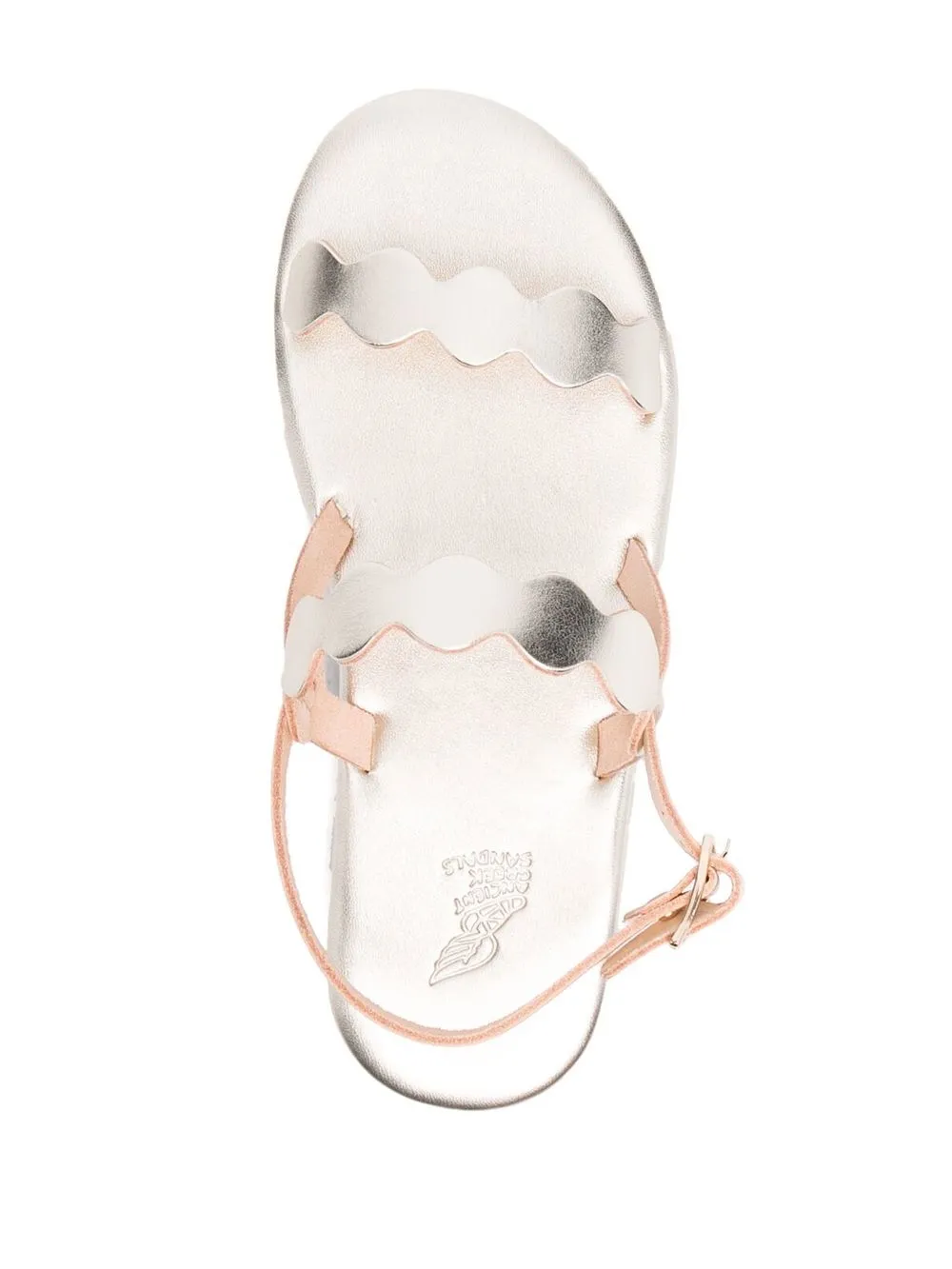 Сандалии с ремешком на пятке Ancient Greek Sandals, золотой — фото 4