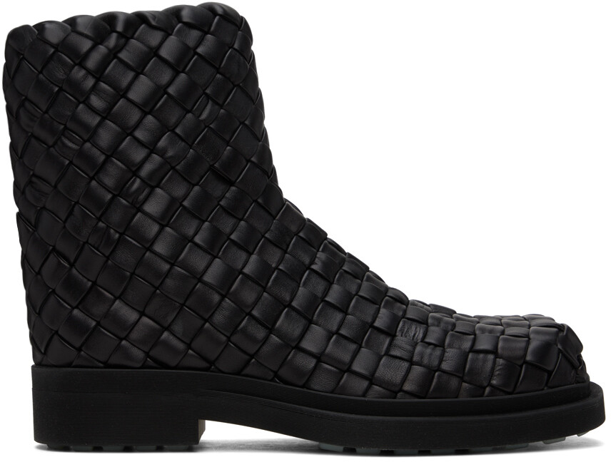 

Черные ботинки Бена Bottega Veneta