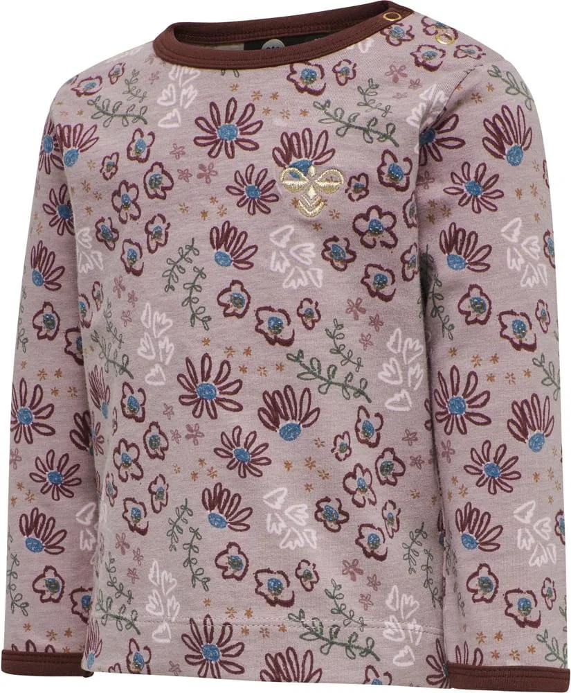 Футболка с длинным рукавом, Hummel, розовая