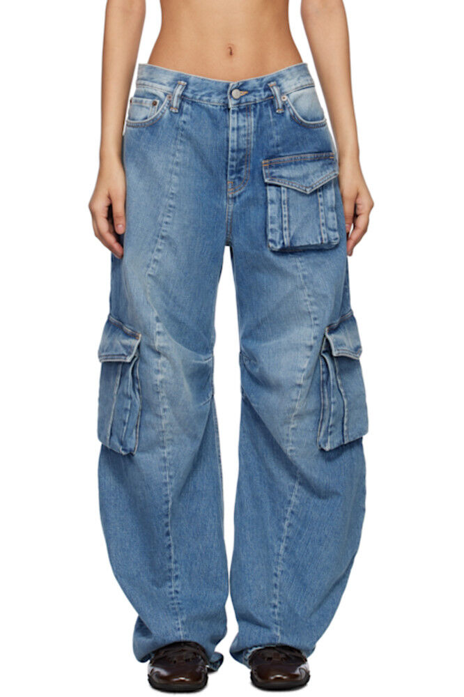 

Синие джинсы карго Acne Studios
