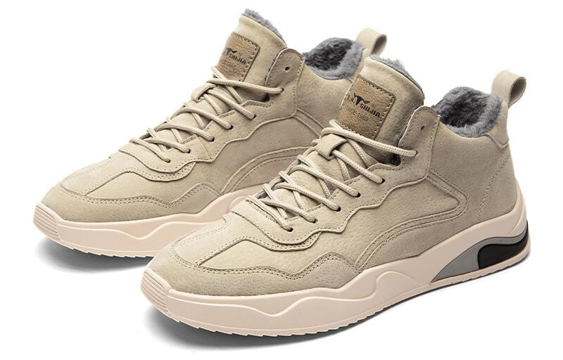 Кроссовки мужские Lifestyle Shoes Men High-Top G.N.Shijia, цвет Sand — фото 3