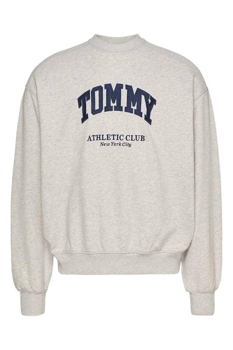 

Хлопковая толстовка Tommy Jeans, серый