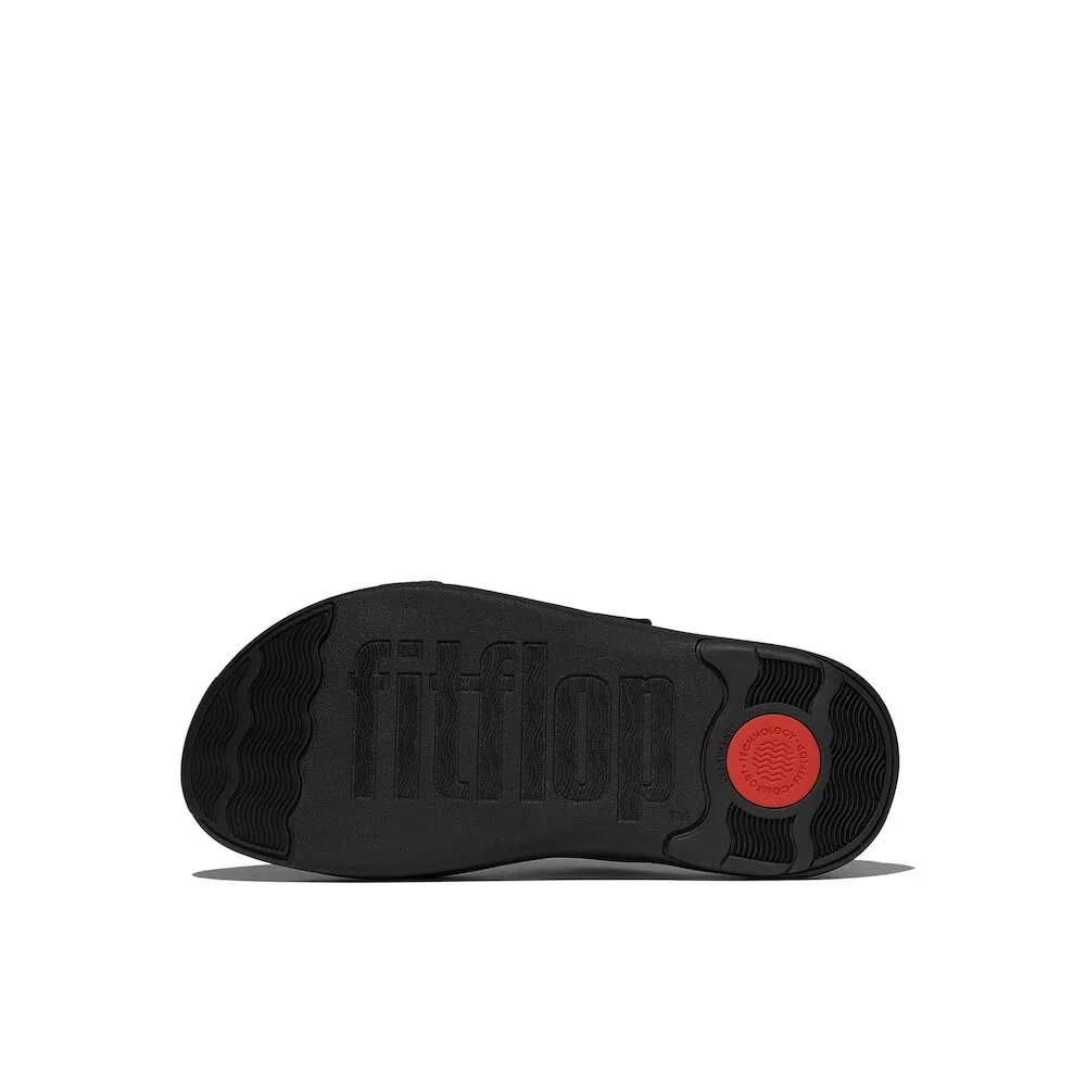 Мужские чёрные слайды с регулируемым ремешком от Fitflop — фото 4