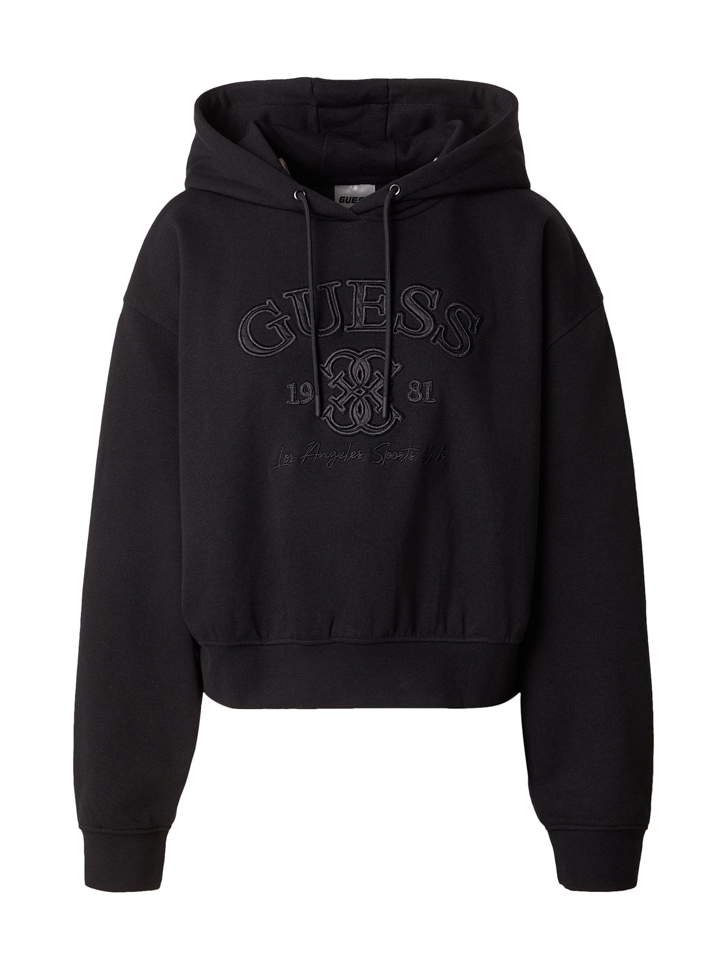 

GUESS Спортивный свитшот 'YAYOI' в черном цвете