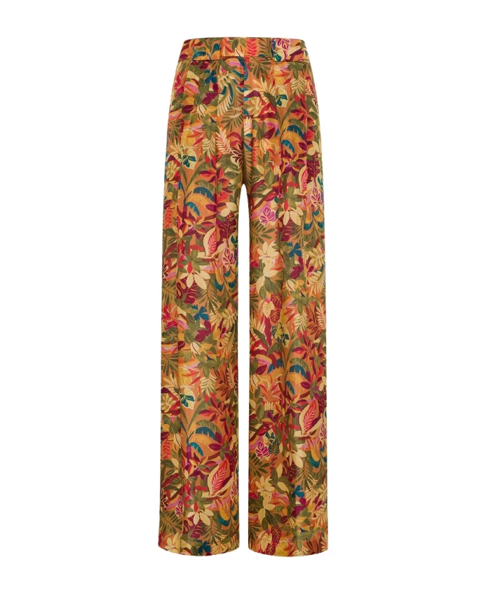 

Брюки-Палаццо с шелковыми цветами Momoni, оранжевый