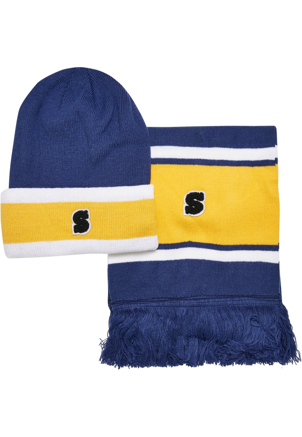 

Шапка COLLEGE TEAM PACKAGE SET Urban Classics, цвет spaceblue californiayellow wht