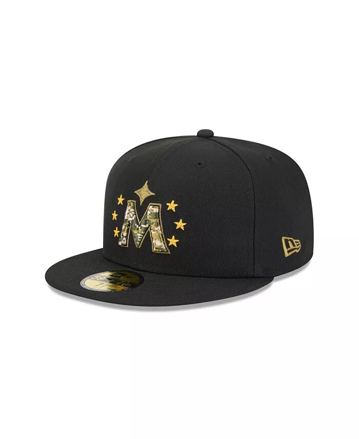 

Мужская черная бейсболка Minnesota Twins 2024 года на поле ко Дню Вооруженных сил 59FIFTY New Era