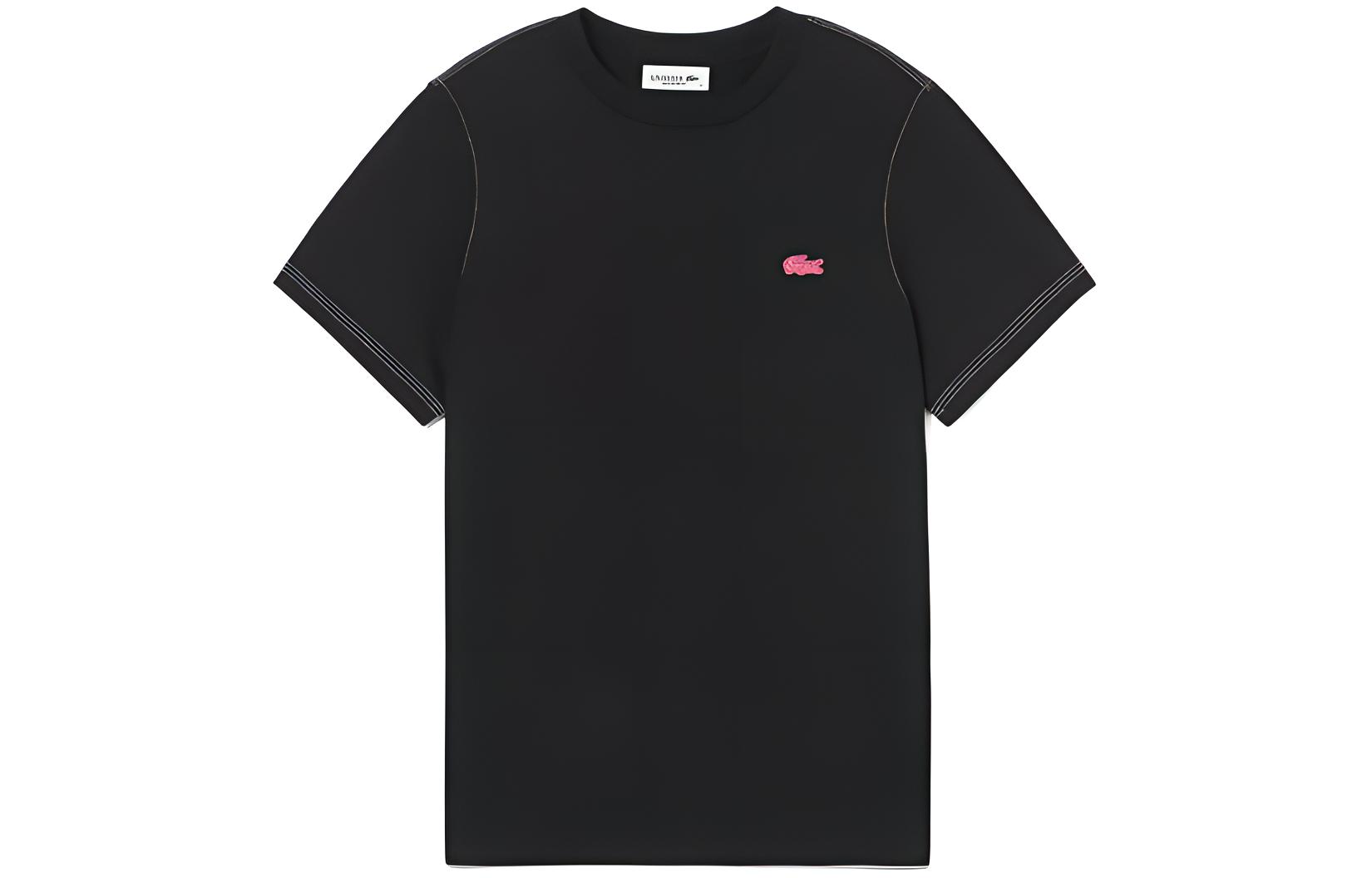 

LACOSTE Футболка женская черная