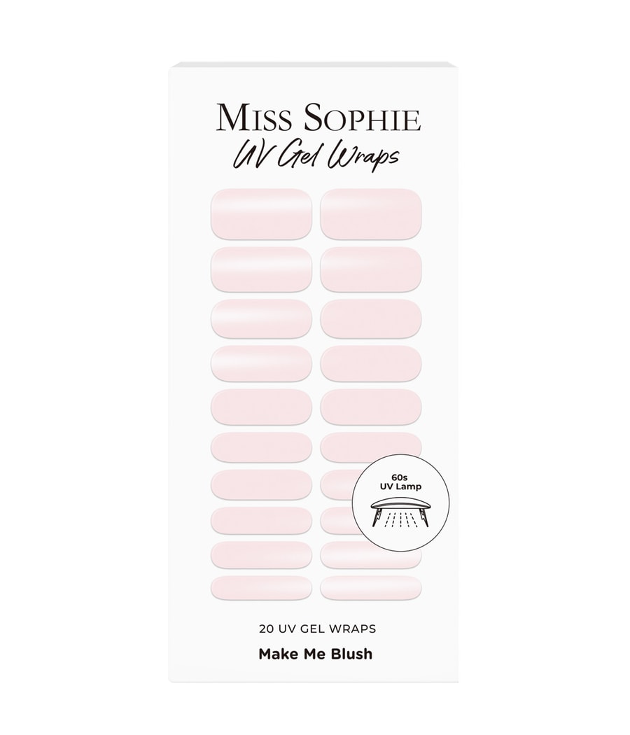 

Фольга для ногтей Miss Sophie UV Gel Wraps Make Me Blush, Make Me Blush, 20 шт.