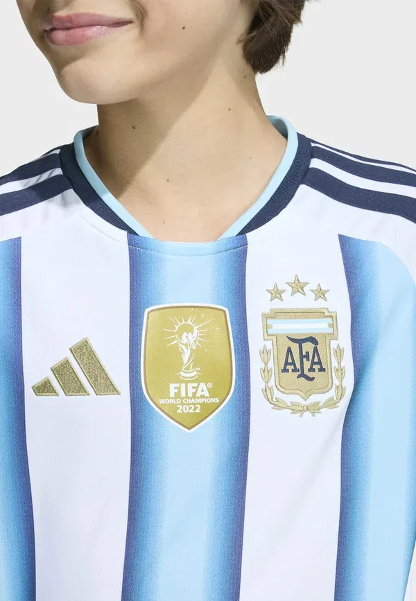 Футболка Adidas Performance Argentina 26 home national team wear, белый ледяной голубой — фото 4