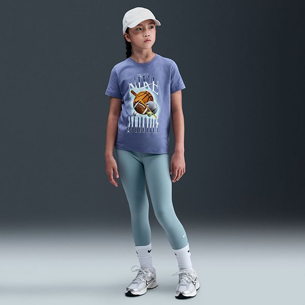 Детская футболка с коротким рукавом и принтом Wildcard Nike, World Indigo — фото 3