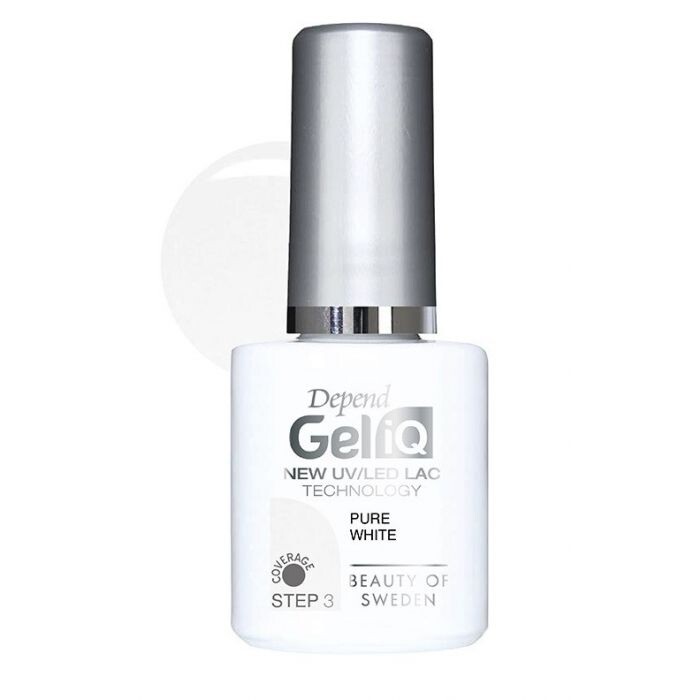 

Лак для ногтей Esmalte de Uñas Semipermanente Depend Gel Iq, Pure white