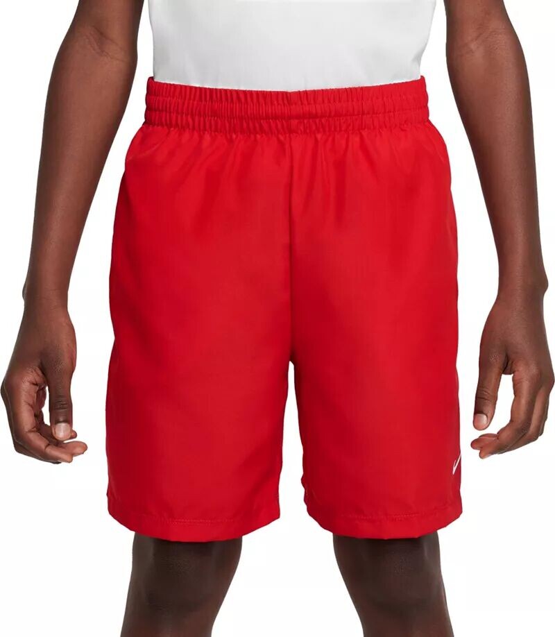 

Детские шорты из разноцветной ткани Nike Dri-FIT, Красный, Детские шорты из разноцветной ткани Nike Dri-FIT