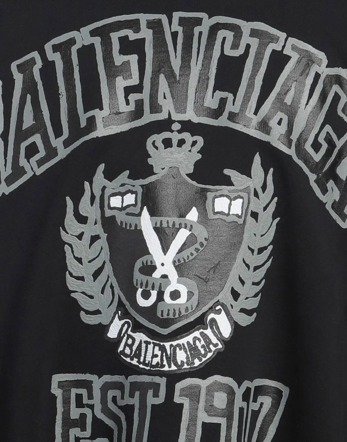 Свитшот с принтом Balenciaga Black — фото 4