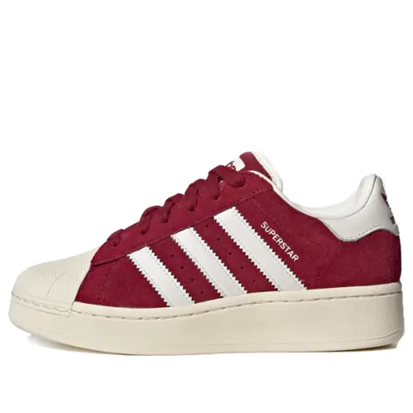 Кроссовки оригиналы superstar xlg Adidas, бордовый