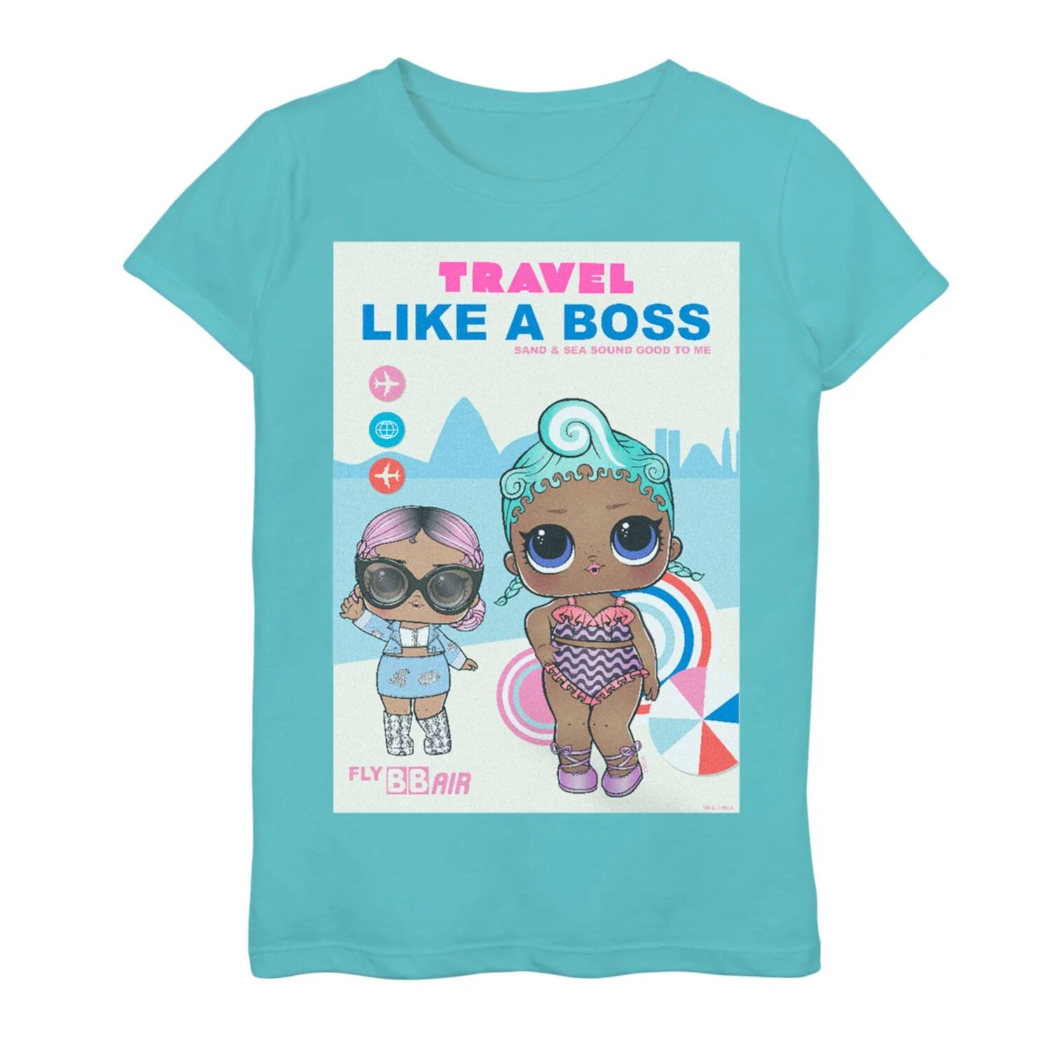 

Девочки 7-16 Л.О.Л. Сюрприз! Футболка с рисунком Like A Boss Licensed Character