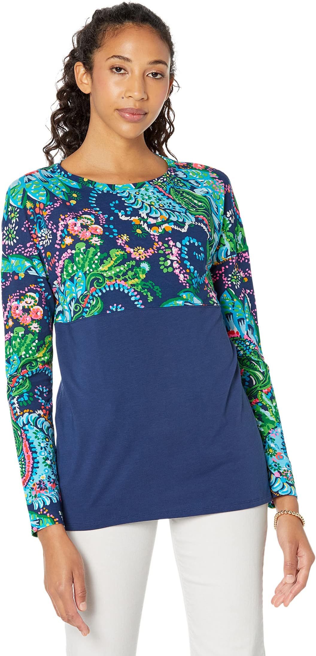 

Женский топ Finn Lilly Pulitzer, Multi Take Me To The Sea