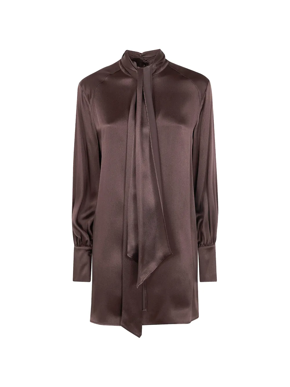 

Мини-платье Manuela с завязкой на шее Semicouture, коричневый