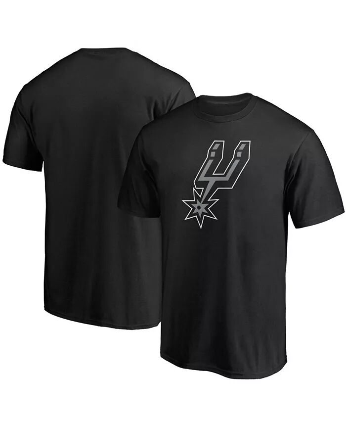 

Мужская черная футболка с логотипом основной команды San Antonio Spurs Fanatics