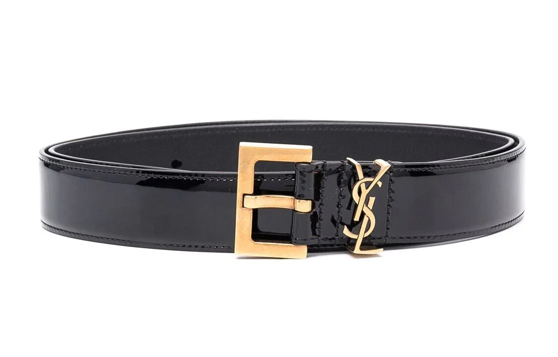 

Ремень женский Saint Laurent с пряжкой, черный