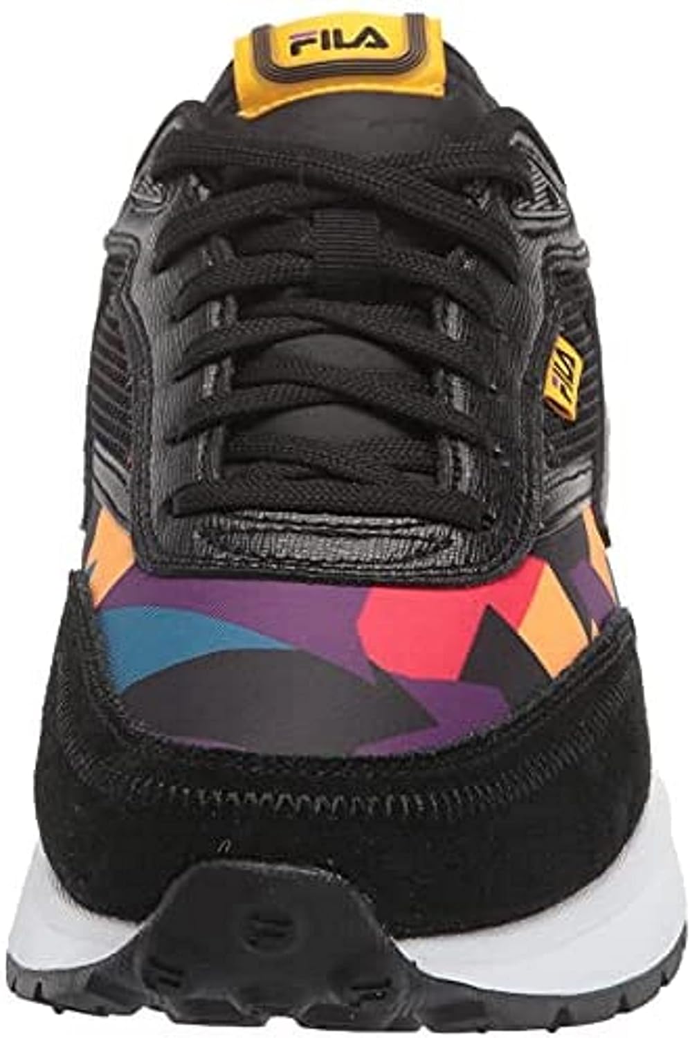 Мужские винтажные кроссовки Fila Renno '90s 1CM01283, черный/старое золото/капри бриз — фото 2