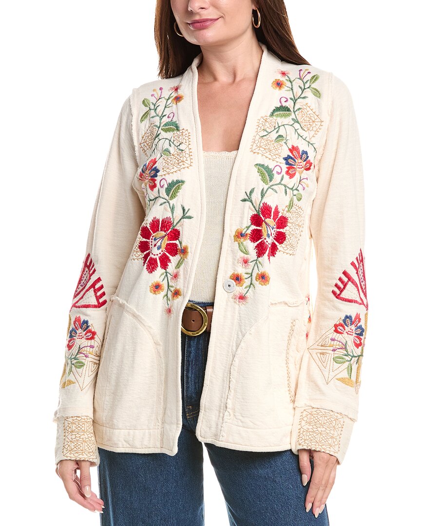 

Джонни Вас Короткий кардиган Бия Johnny Was, бежевый