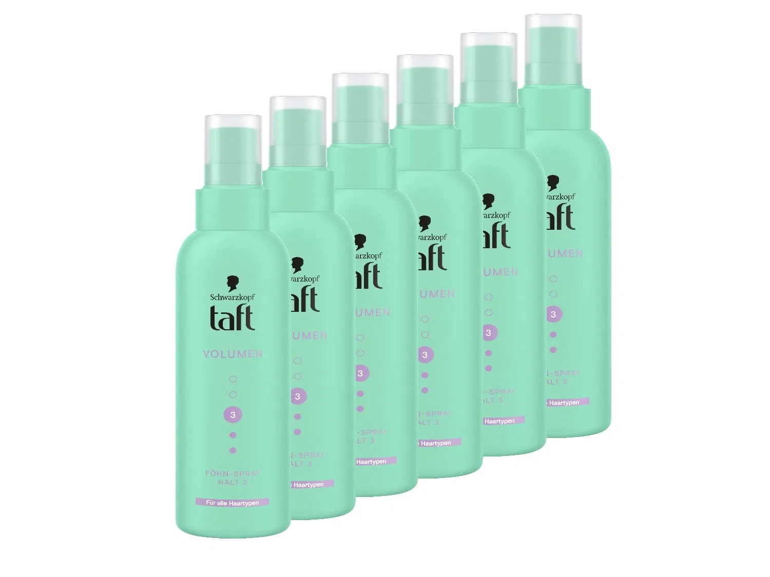 Спрей для укладки Schwarzkopf Taft Volume, уровень фиксации 3, 6 x 150 мл Taft