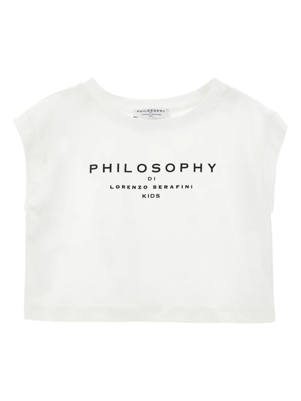 

Футболка с логотипом Philosophy Di Lorenzo Serafini Kids, белый