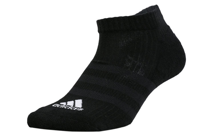Носки adidas 3-Stripes No-Show Socks 3 Pairs Black/White/Grey AA2281 — фото 2