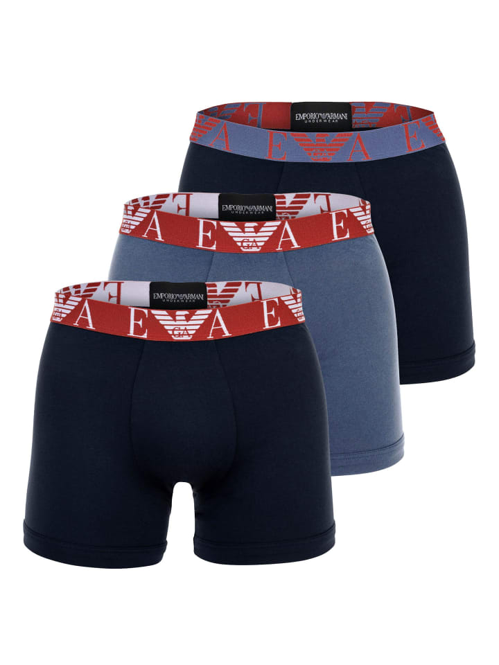 

Боксерские трусы Emporio Armani, синий