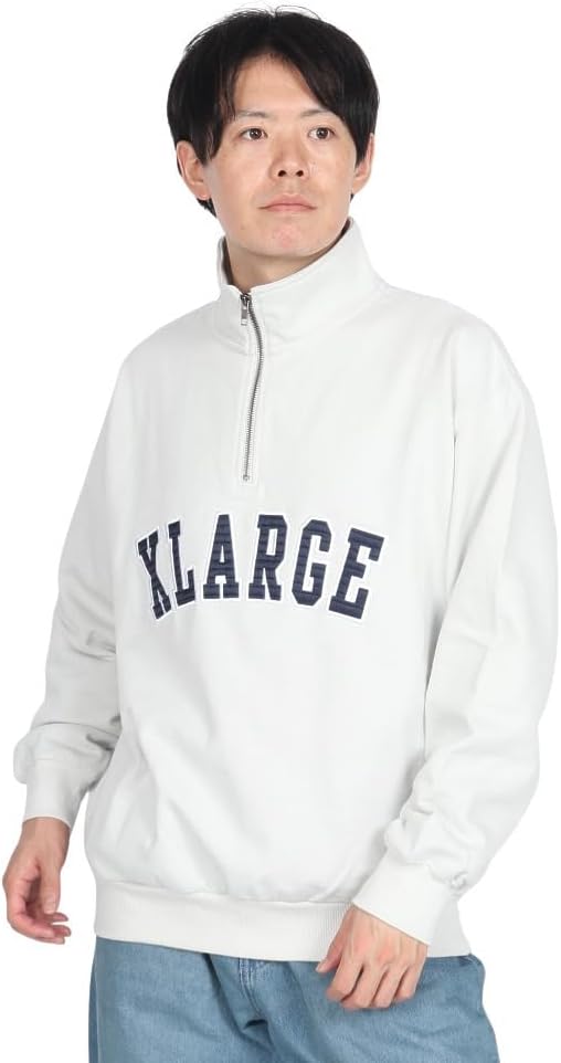 

Мужская толстовка с логотипом Arch, размер XL, на молнии до середины груди Xlarge, серый