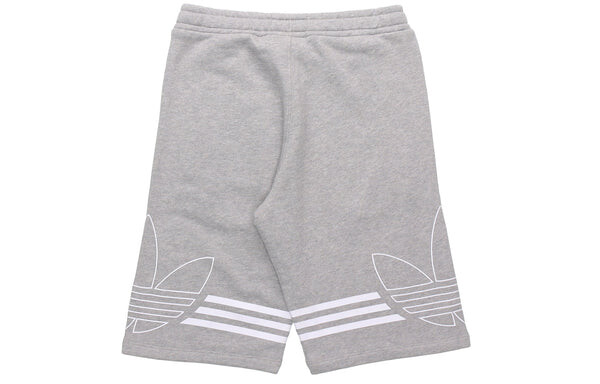 Шорты men's originals sports shorts medium hemp grey Adidas, серый — фото 2