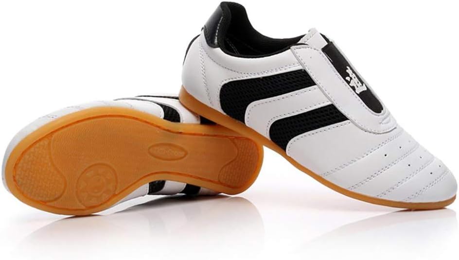 Детские кроссовки для тхэквондо, бокса, карате, кунг-фу, тайцзи, легкие кроссовки для спорта, тренажерного зала и боевых искусств для мальчиков и девочек Auhoho, черный — фото 2