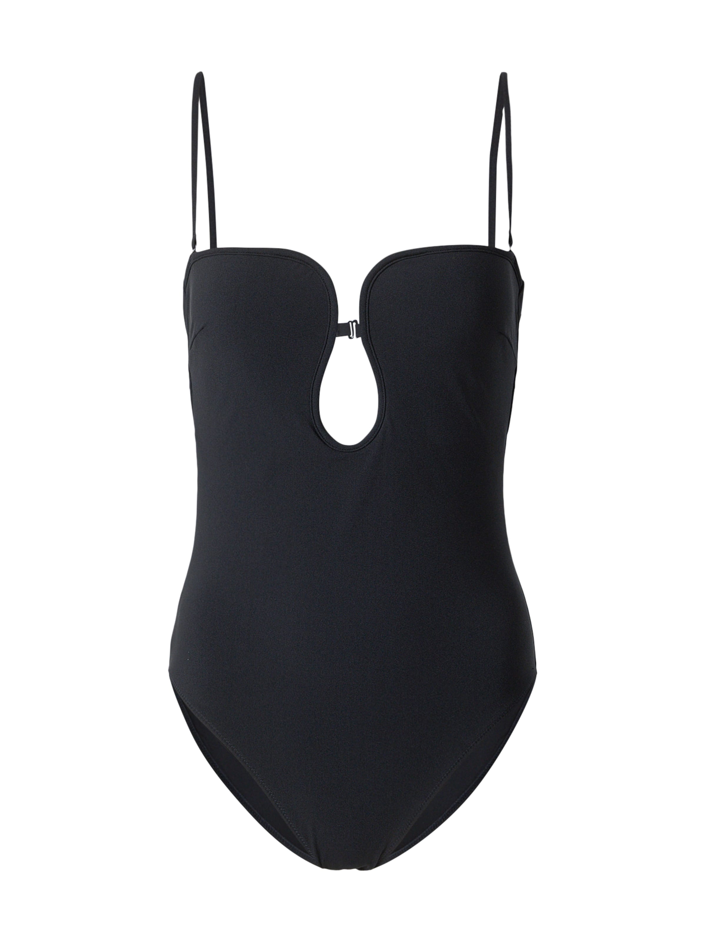 

& Other Stories Купальник-бандо в черном цвете, Черный, & Other Stories Купальник-бандо в черном цвете