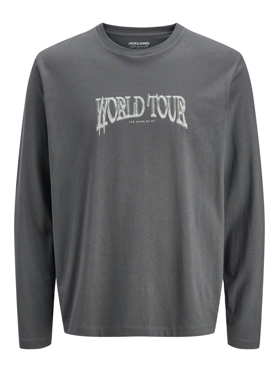 

Лонгслив JACK & JONES Shirt JORWorld, цвет light grey/dark grey