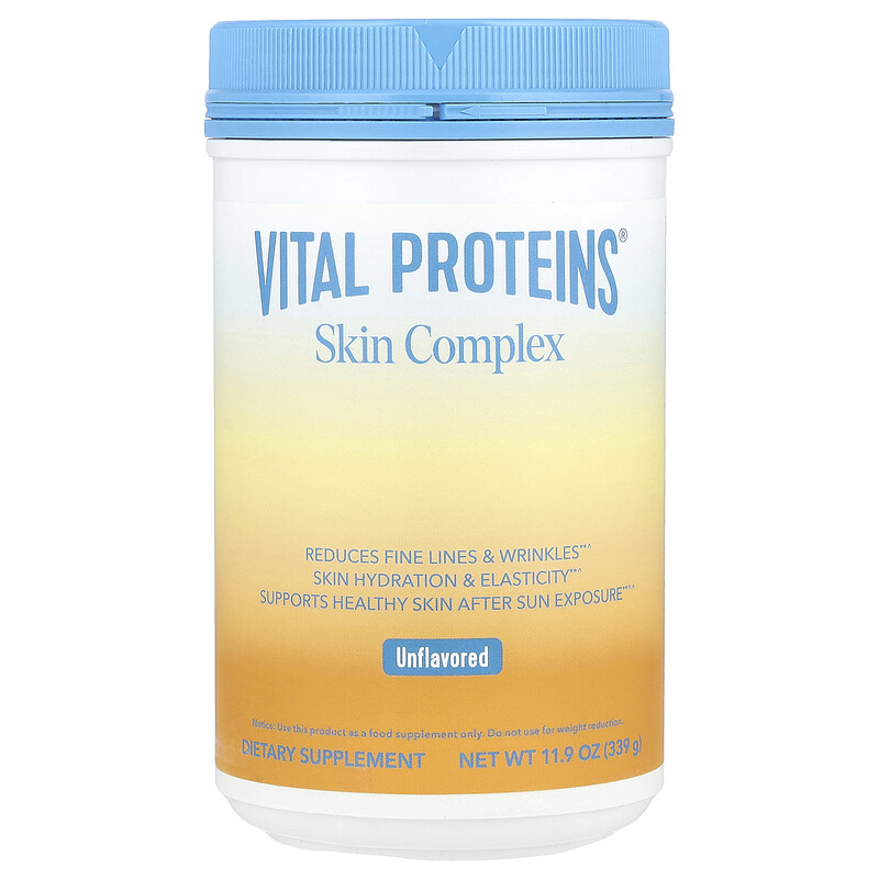 

Vital Proteins, Skin Complex, без добавок, 339 г (11,9 унции)