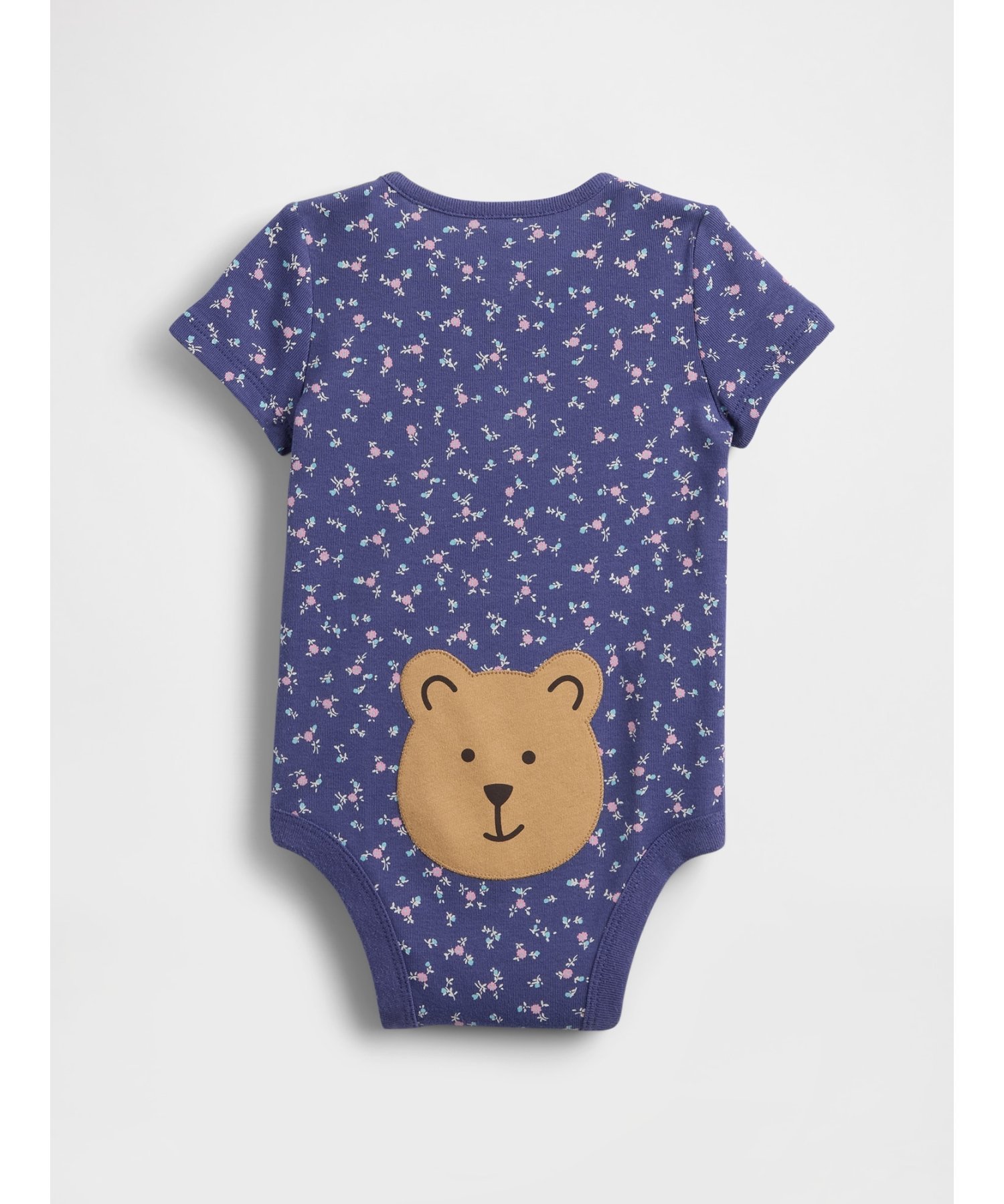 Детский боди с изображением медведя Брэннана Gap, SKIPPER_BLUE_PRINT