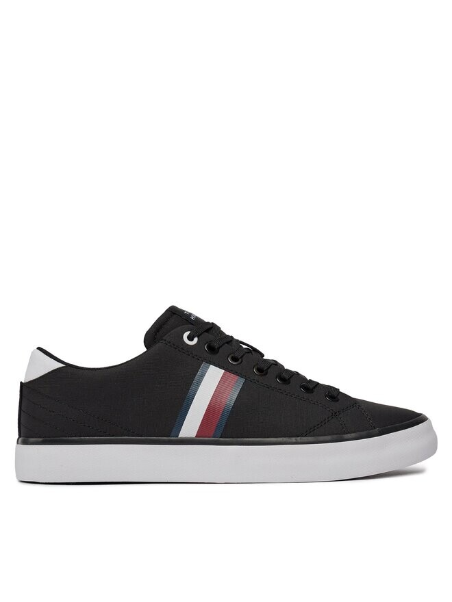

Кроссовки Tommy Hilfiger Th Hi Vulc Low Stripes Mesh, черный
