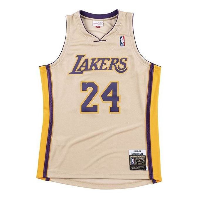 

Джерси Mitchell & Ness NBA Premium Gold Jersey Los Angeles Lakers 2008-09 Kobe Bryant 'Beige', бежевый