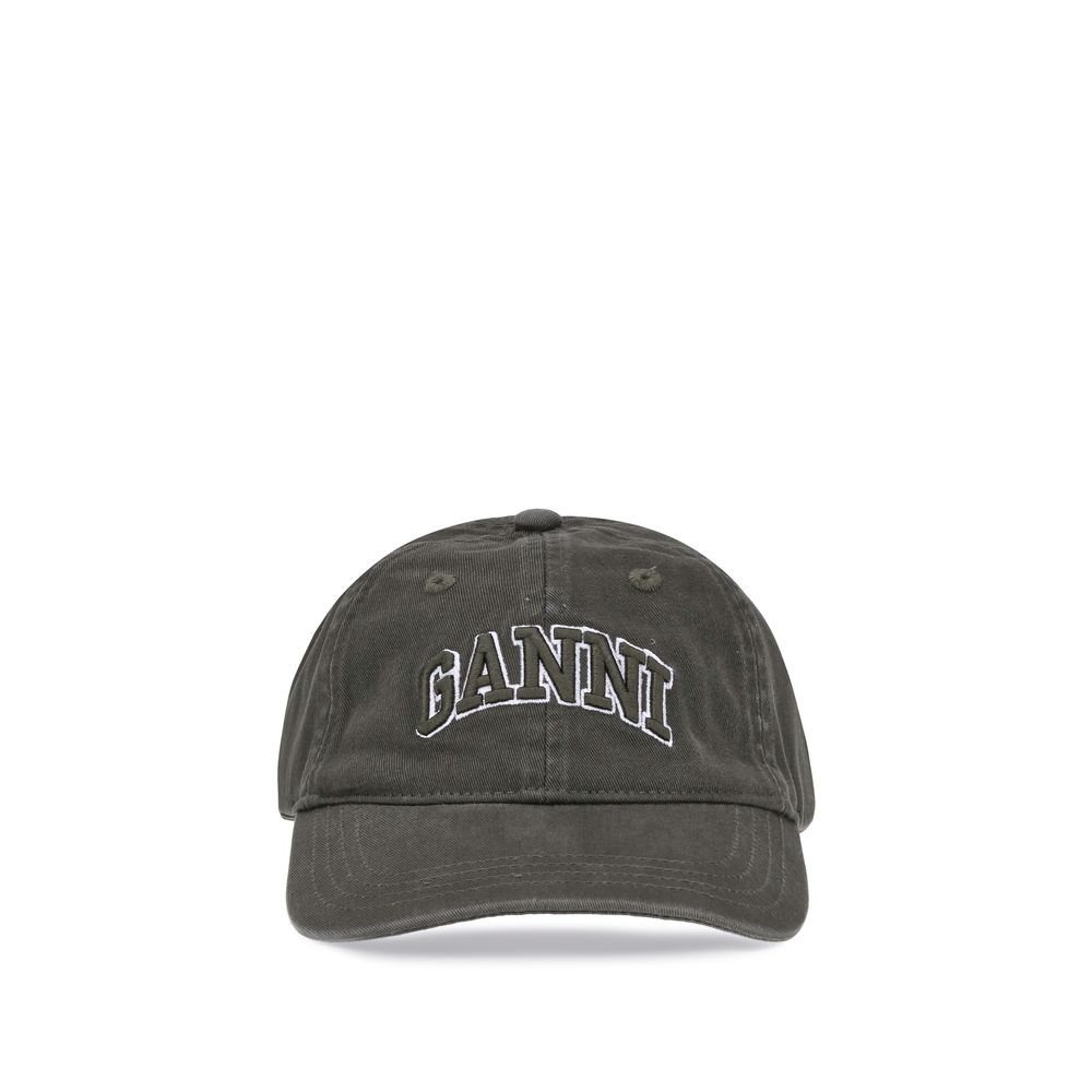 

Бейсболка с логотипом Ganni, Green