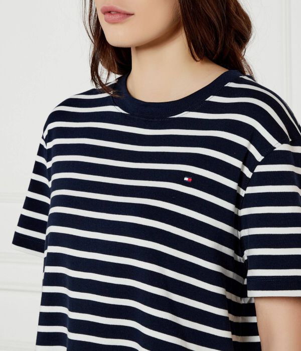 Футболка современная Коди Loose fit Tommy Hilfiger, синий — фото 4