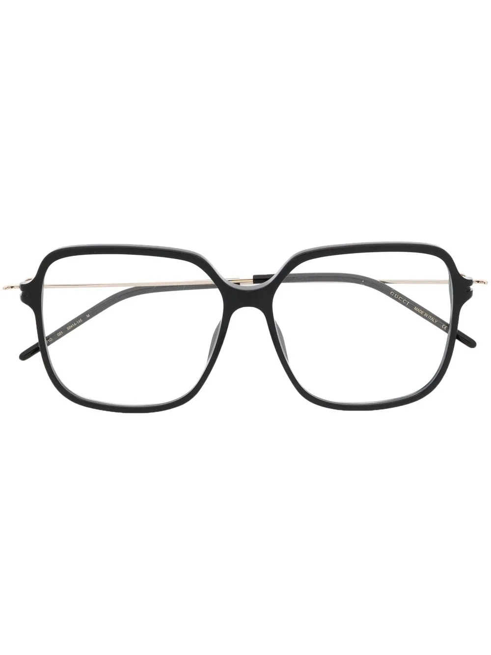 

Очки в квадратной оправе с логотипом Gucci Eyewear, черный