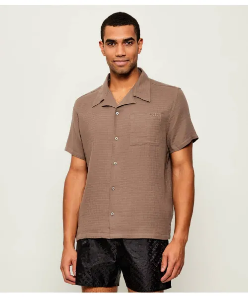 

Рубашка Вида Relaxed fit Boss, коричневый