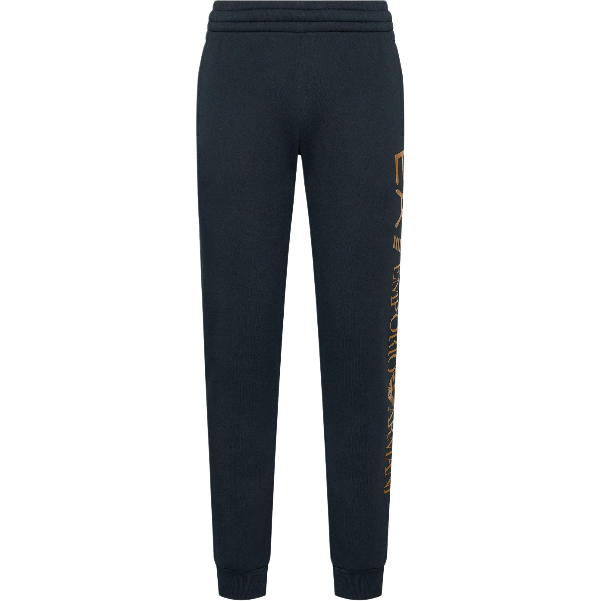 

EA7 FW23 Вязаные спортивные штаны Мужские синие EMPORIO ARMANI