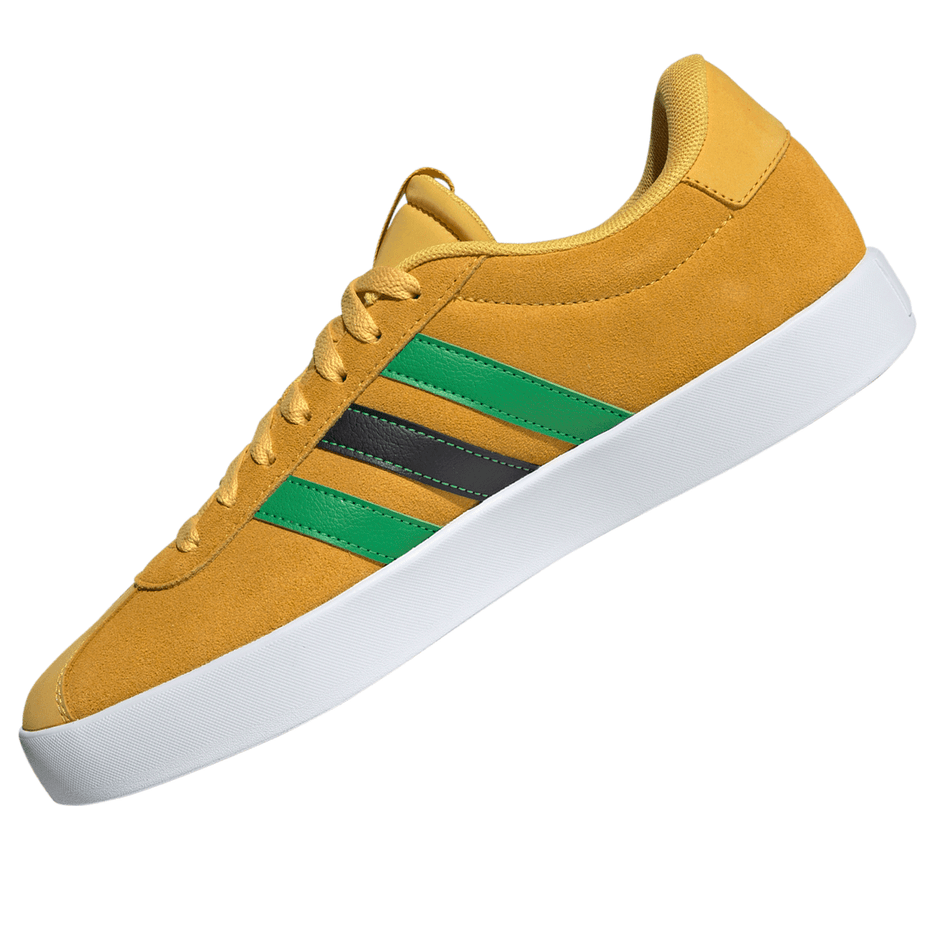 Кроссовки Adidas VL Court 3.0 'Bold Gold Vivid Green' — фото 3