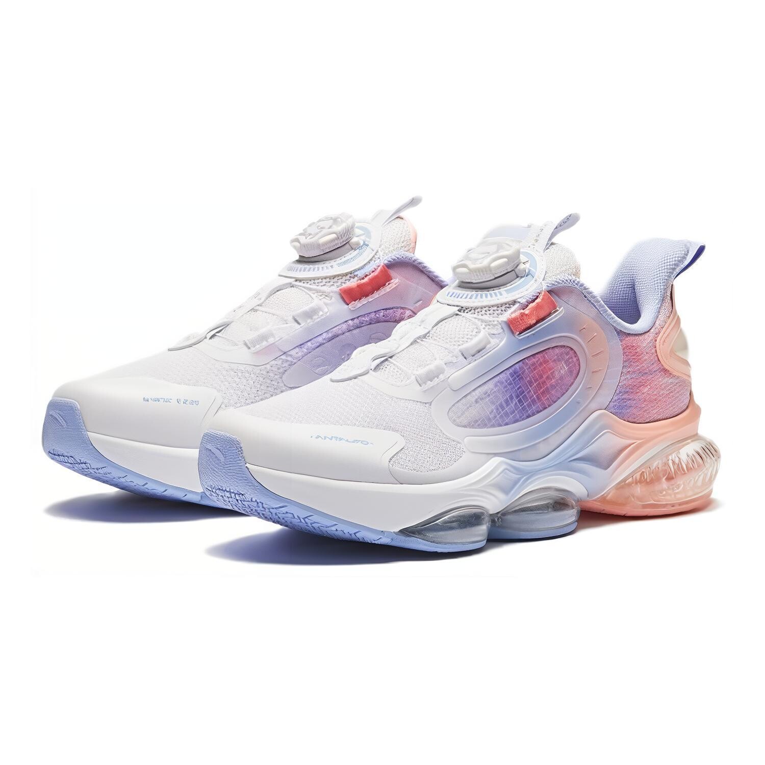 Детские кроссовки GS Low-top Anta Белые/Голубые/Телесно-розовые Anta Kids — фото 3